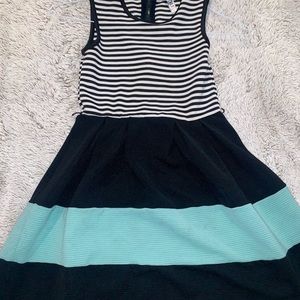 Cute dress with stripe design